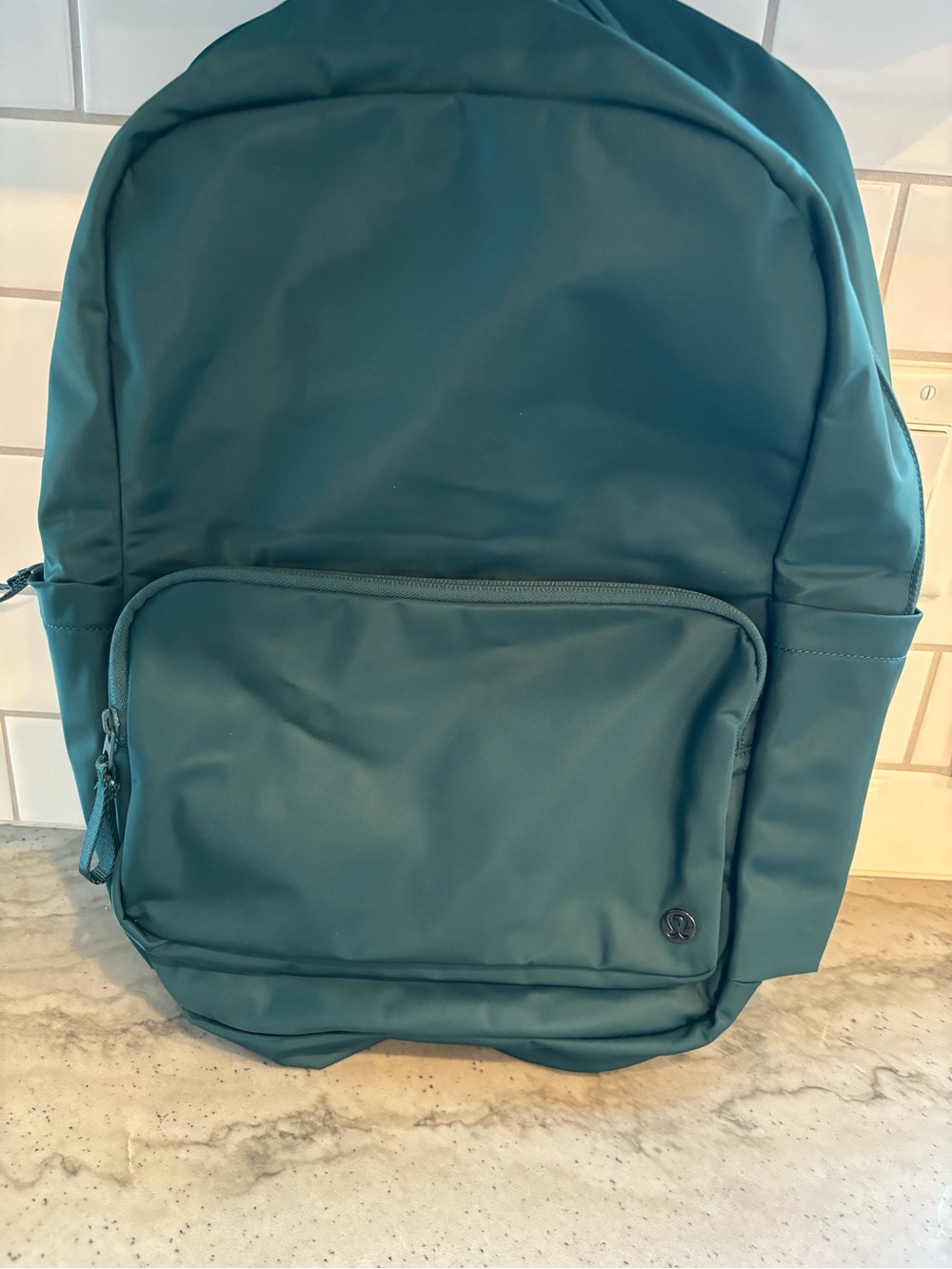 lululemon Teal Backpack with Front Pocket
